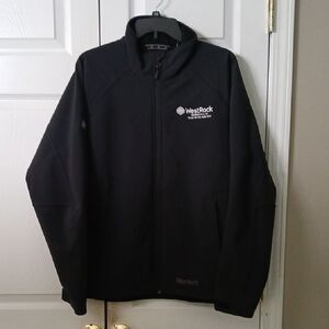 Marmot Gravity black jacket with embroidered logo Sz M NWT